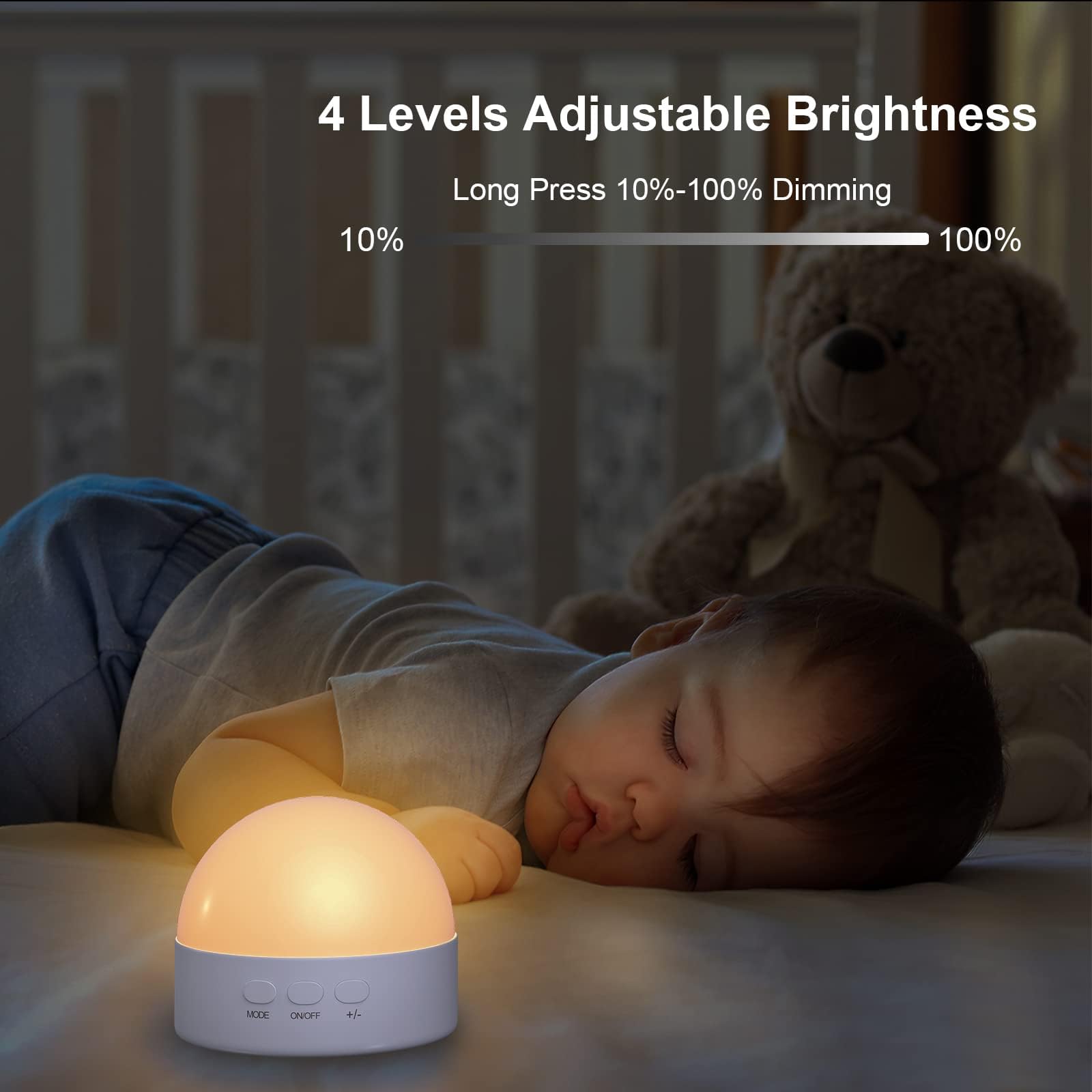 Kintion night light demonstrates brightness and color memory for quick setup.