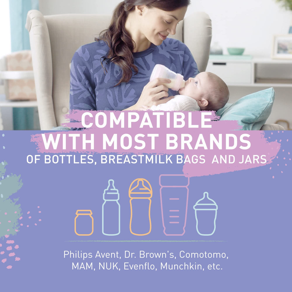 Kinto Tech baby food warmer jar side view enables on-demand meals.