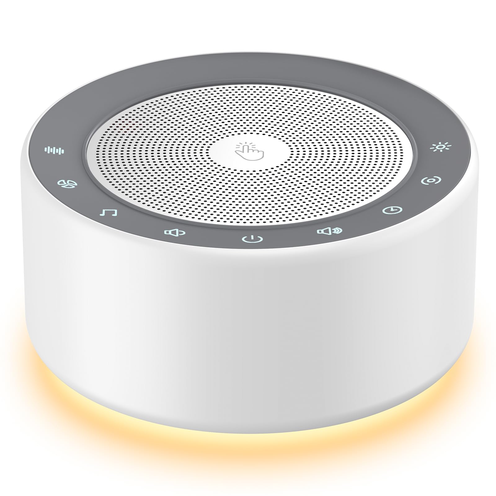 Kipcush white noise machine with nursery lamp full product setup for sleep and focus.