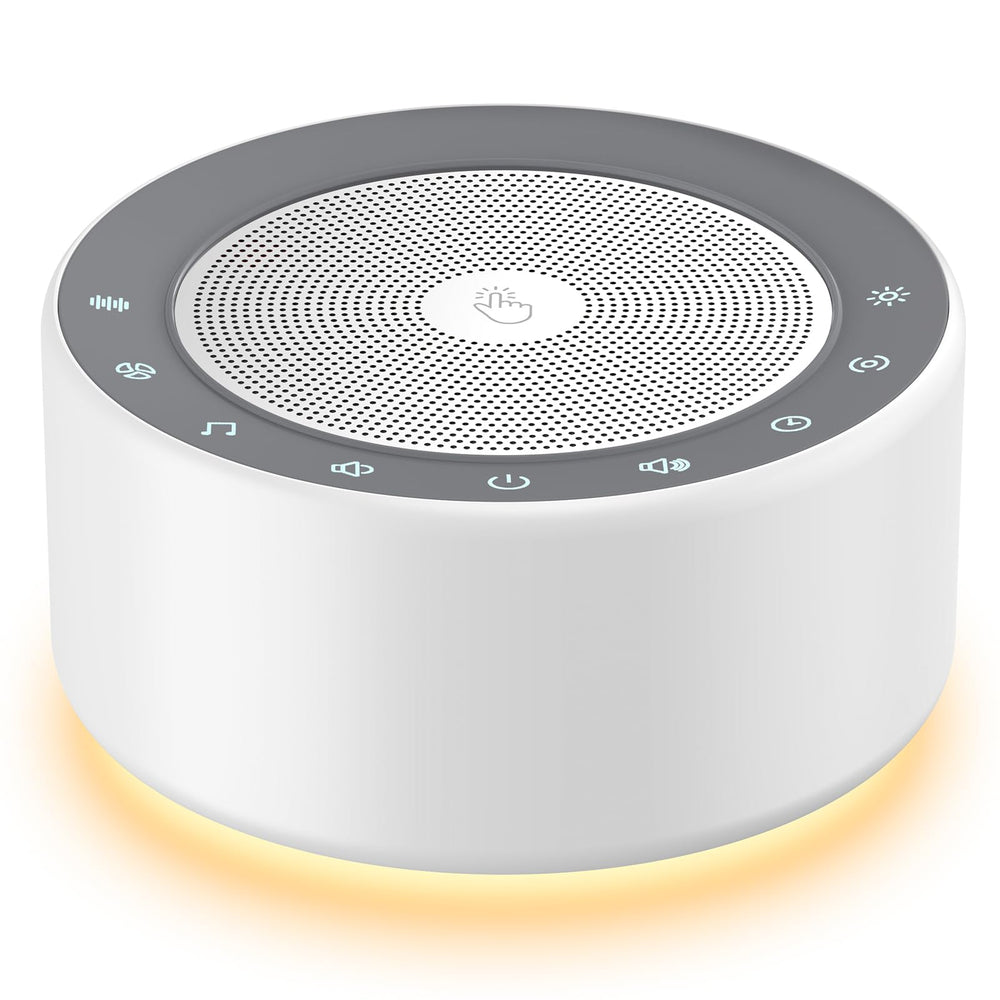 Kipcush white noise machine with nursery lamp full product setup for sleep and focus.