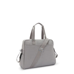 Kipling Alanna diaper bag interior organized with recycled polyester lining.