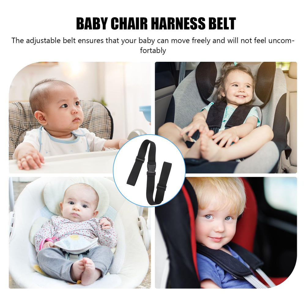 Kisangel baby chair belt for dining shows versatile use at home and restaurants.
