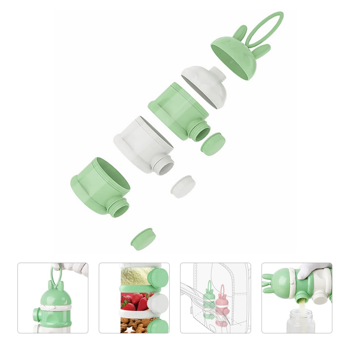 Kisangel outdoor-use setup suggests reliable storage during outings, daycare trips, and commutes.