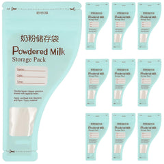 Kisangel milk powder storage bags 60-pack packaging keeps formula organized for on-the-go feeding.
