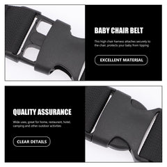 Kisangel stroller safety strap secured image highlights reliable restraint during outings.