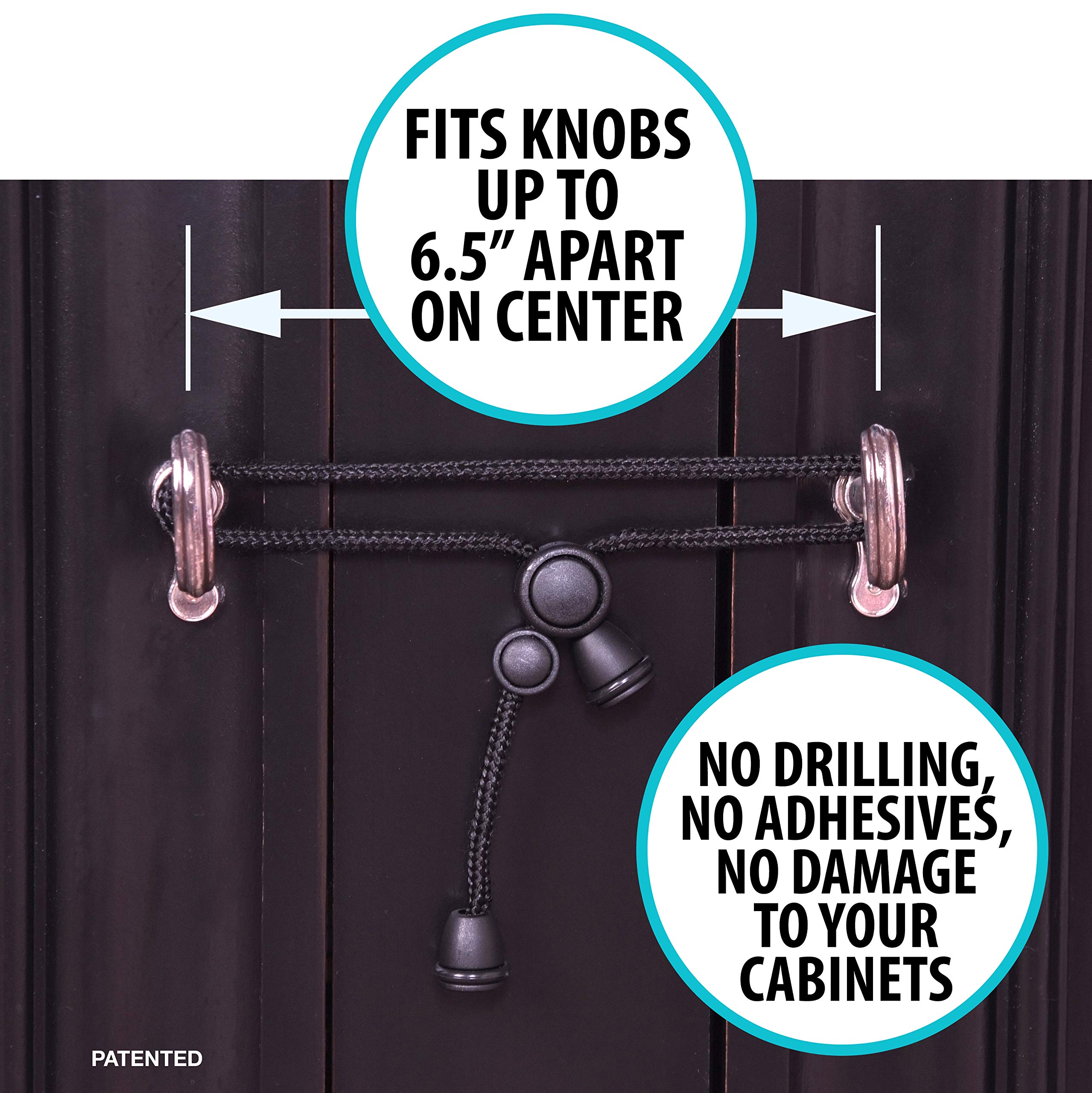Kiscords cabinet lock in kitchen use keeps cabinets toddler-safe during meal prep