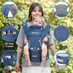Kisdream carrier demonstrates a quick 3-step setup for on-the-go use.