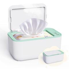 Kisdream Wipe Warmer front view shows even heating for gentle changes
