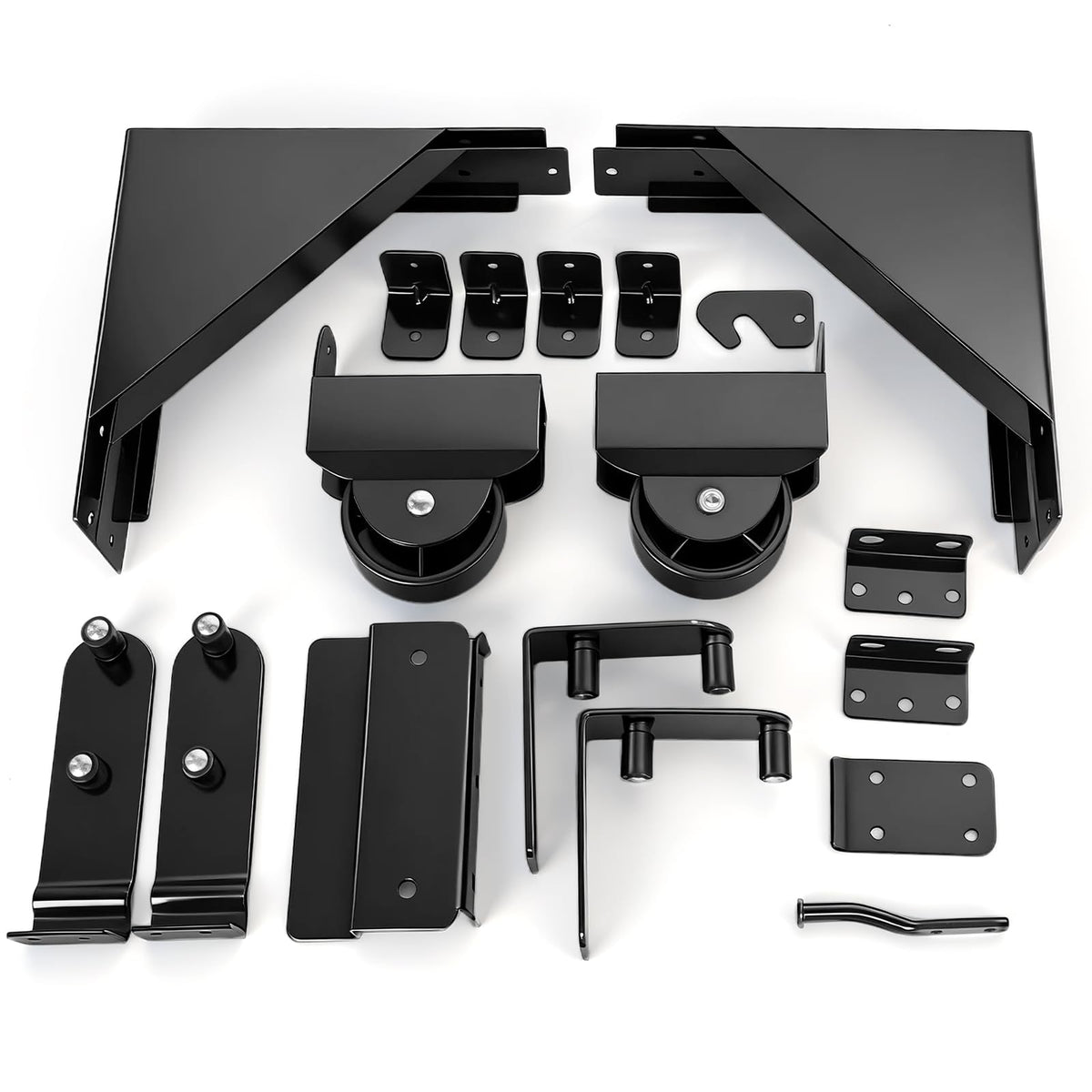 KishYa Sliding Gate Kit shows durable galvanized-steel construction for outdoor use