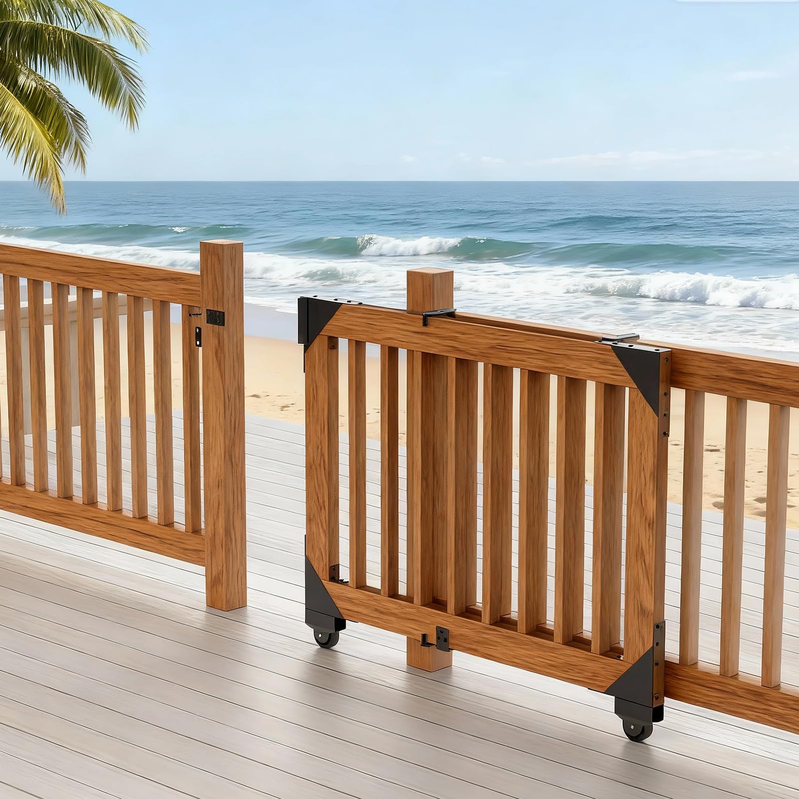 KishYa sliding gate kit includes all hardware and simple setup guidance