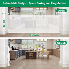 KISKIZ anti-scratch mesh closeup highlights a durable safety barrier for kids and pets.