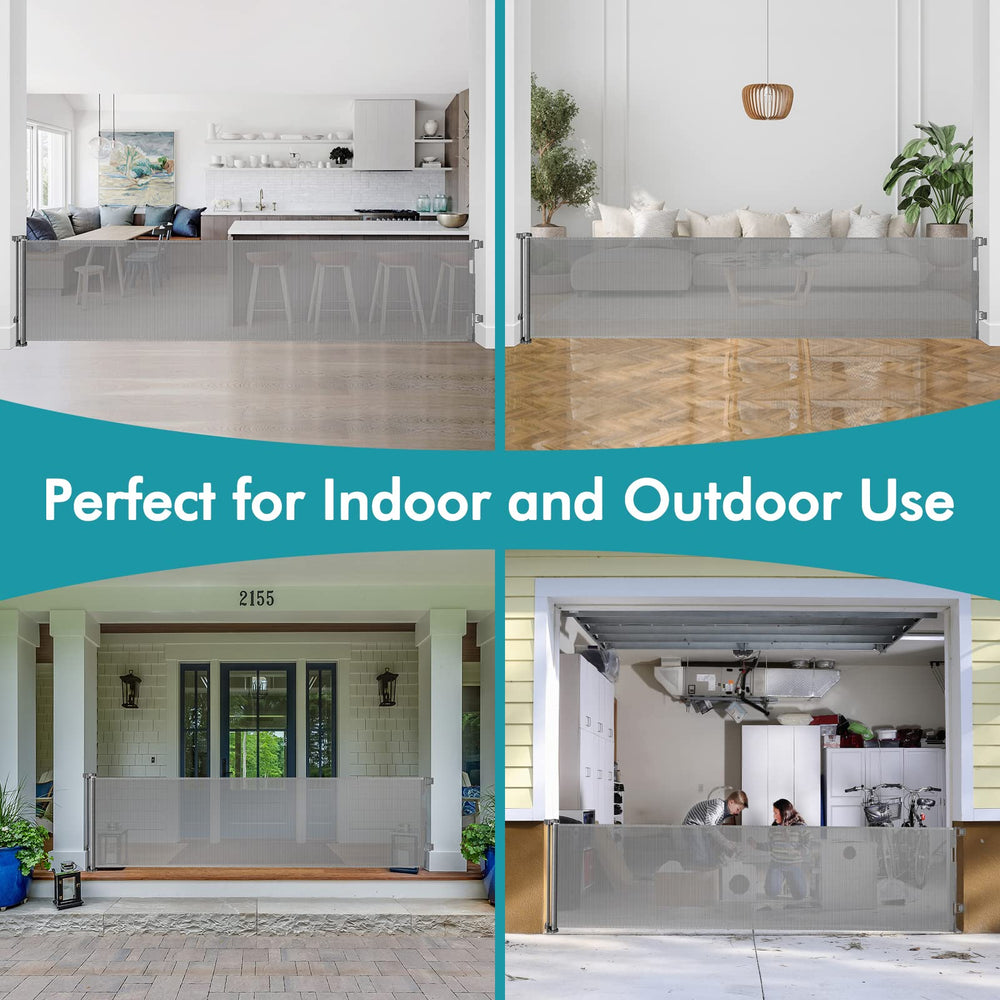 KISKIZ baseboard-friendly lower bracket prevents damage during installation.