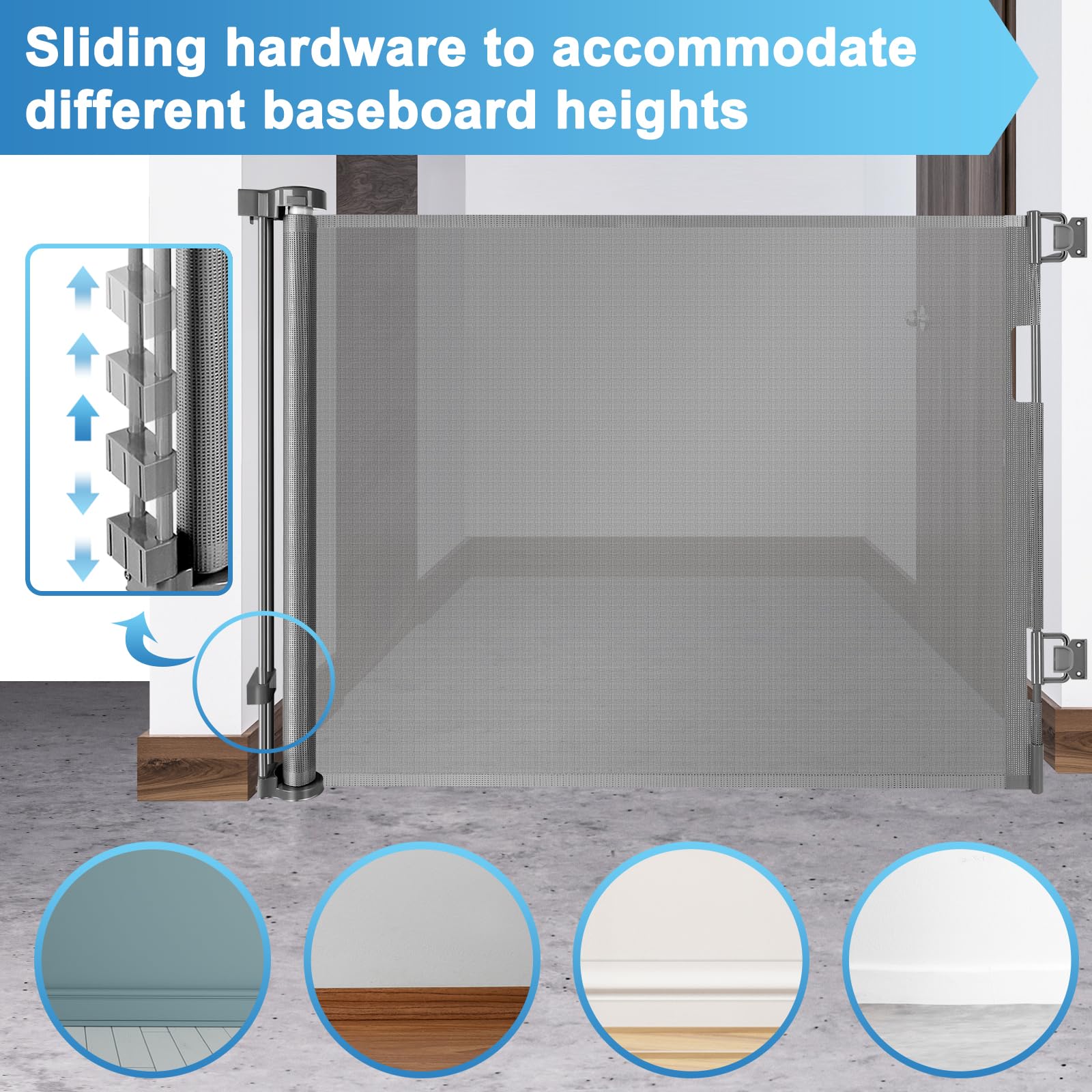 KISKIZ easy installation guide with hardware included for quick setup.