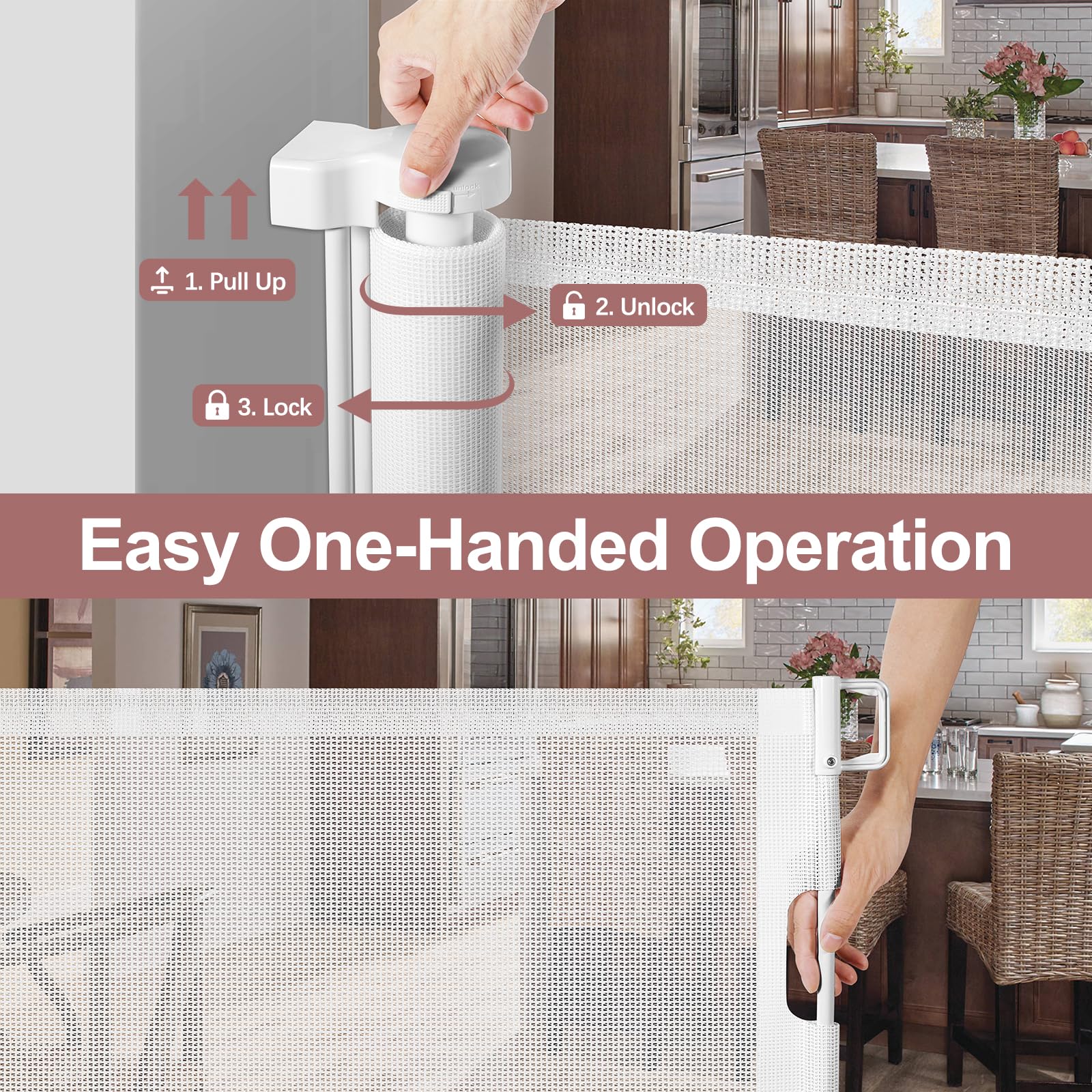 KISKIZ includes easy installation hardware for quick setup