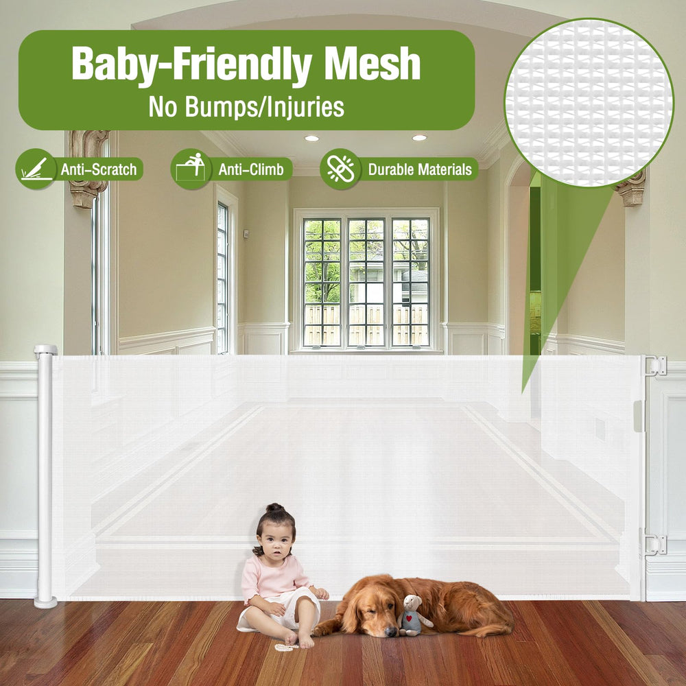 KISKIZ durable scratch-resistant mesh minimizes snags and injuries.