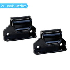 KISKIZ hook latch replaces worn fasteners for quick gate access and secure closure.