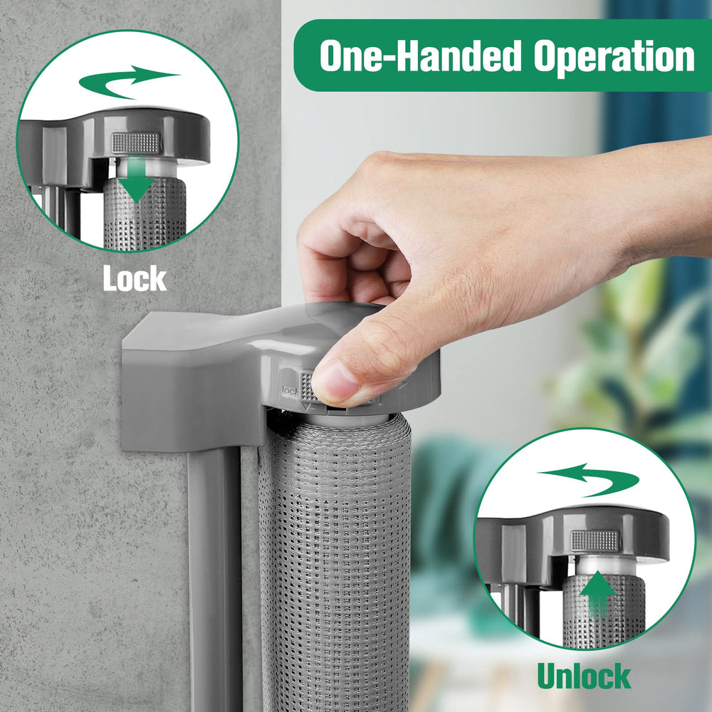 KISKIZ gate opened with one hand for busy homes.
