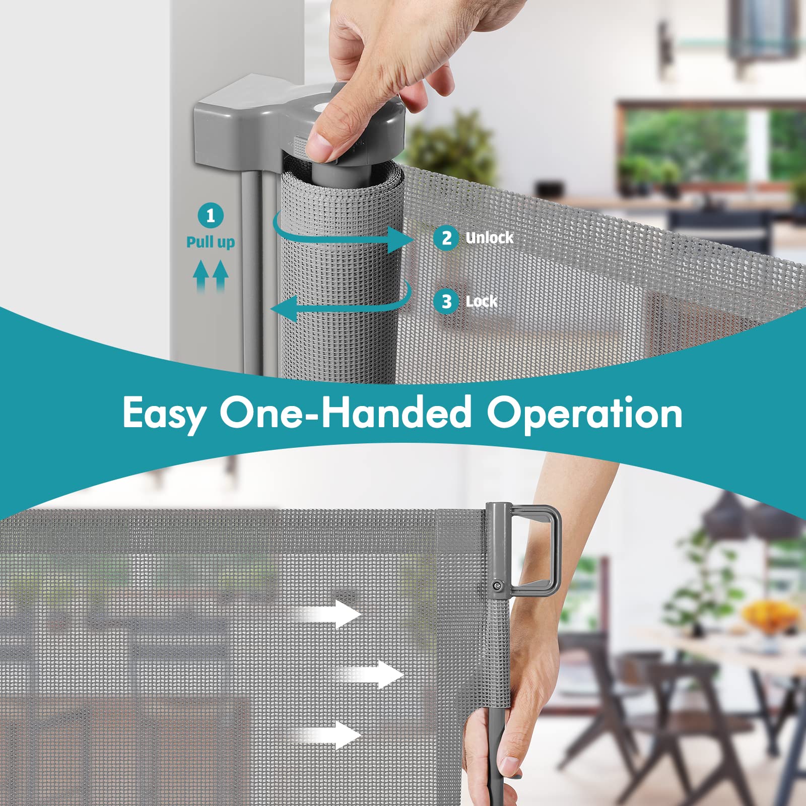 KISKIZ one-handed operation enables quick passage when carrying items.