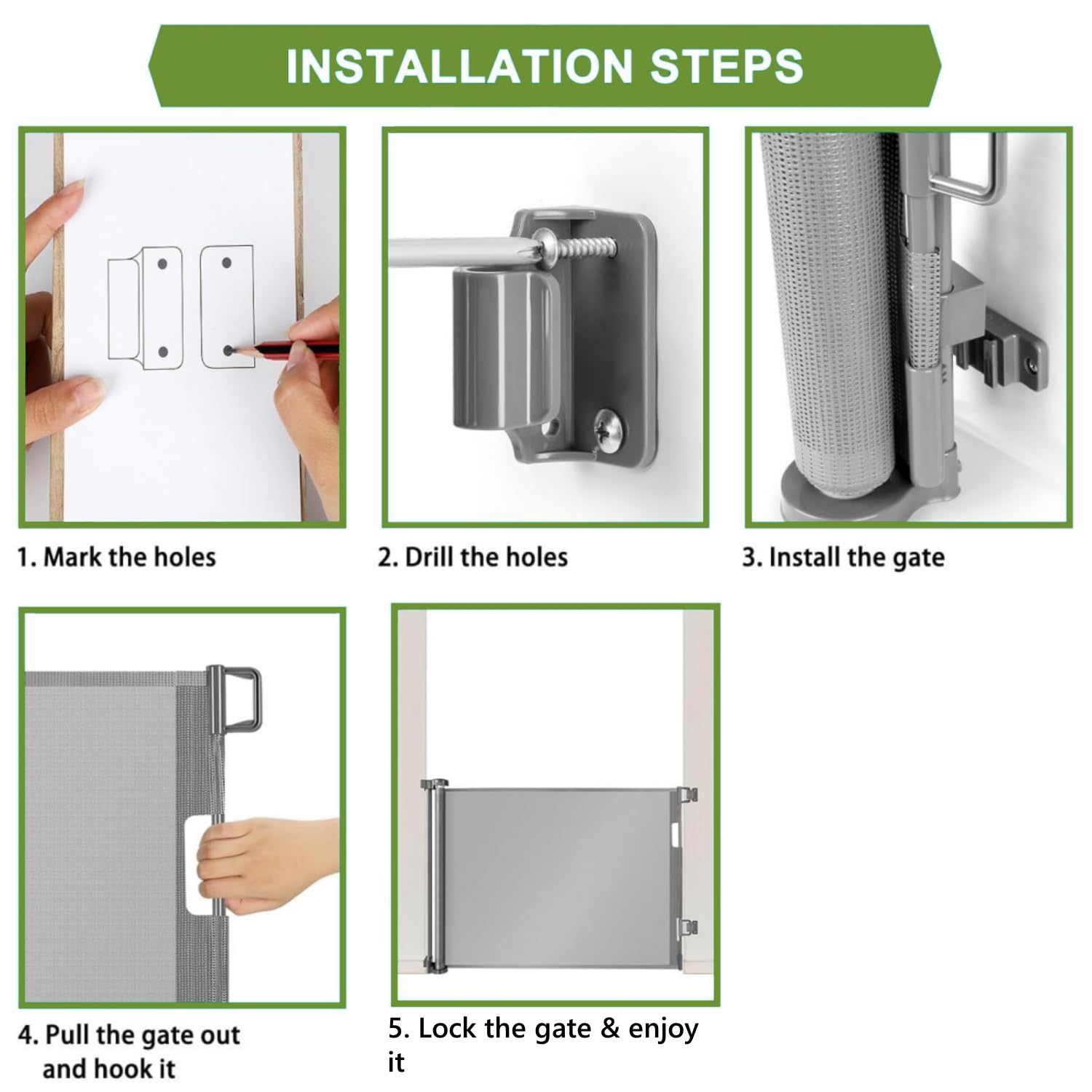 KISKIZ quick-installation with hardware and manual for hassle-free setup