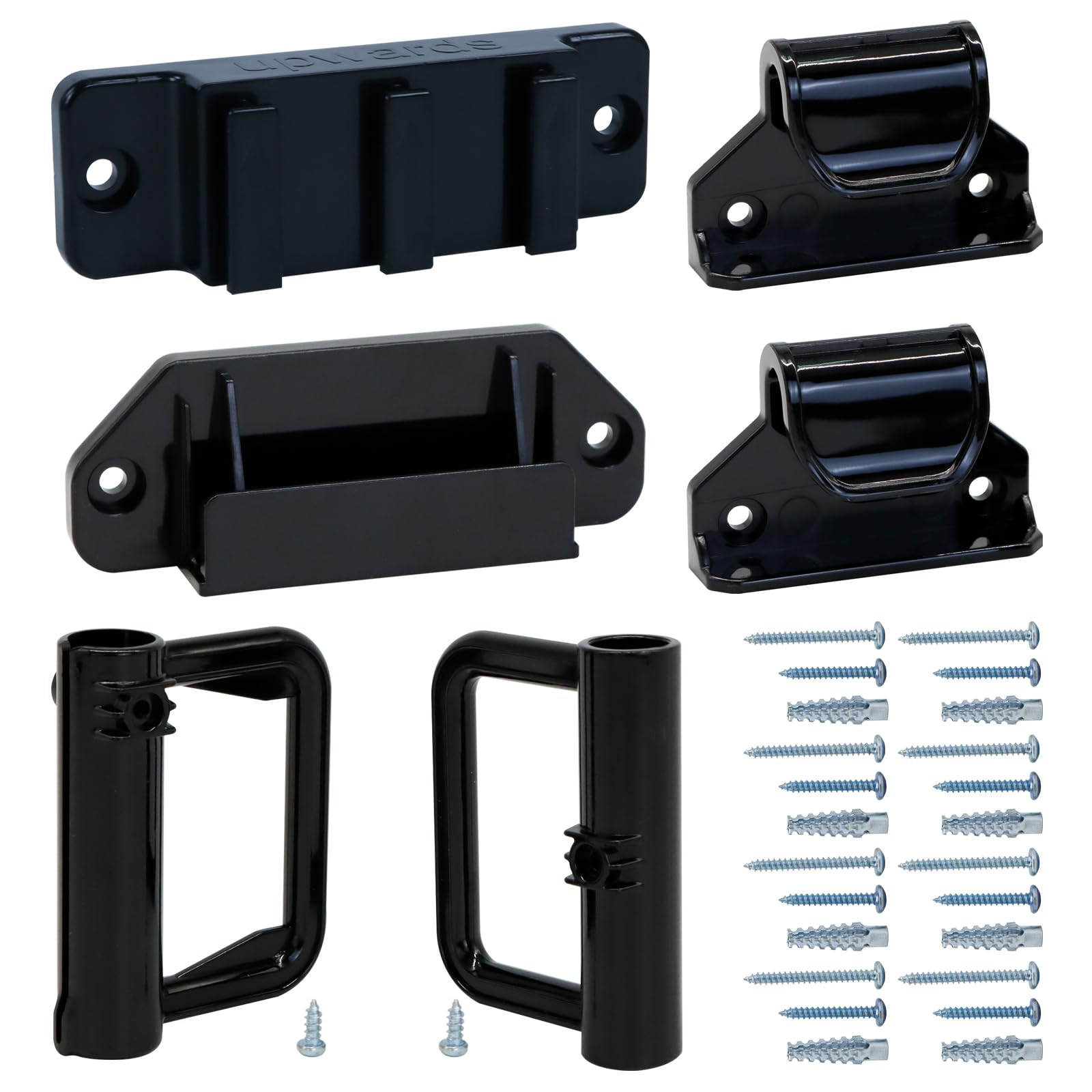 KISKIZ retractable gate top mounting bracket secured for stable wall installation.