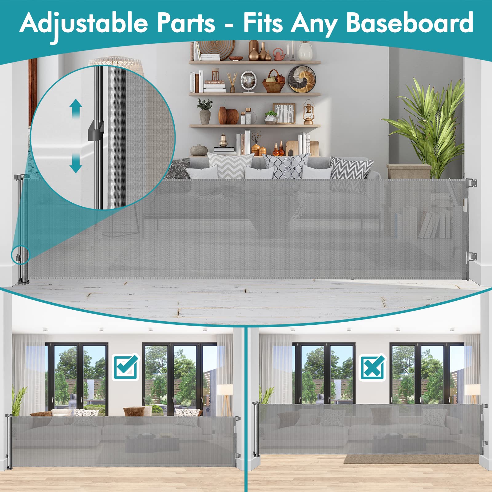 KISKIZ safety-tested gate meets or exceeds ASTM/EN standards for peace of mind.