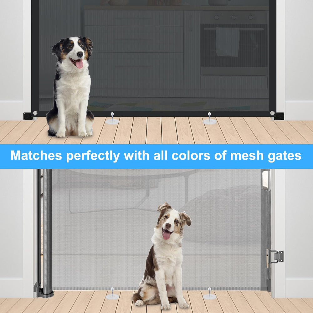 KISKIZ white ring accessory for tidy, secure gate hardware.