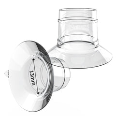KISSBOBO 13mm flange insert close-up showing daily pumping comfort.