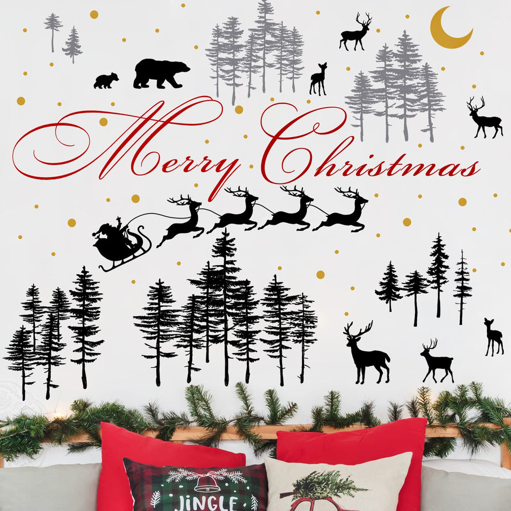 Kisston Christmas nursery wall decal packaging gift-ready makes a thoughtful present.