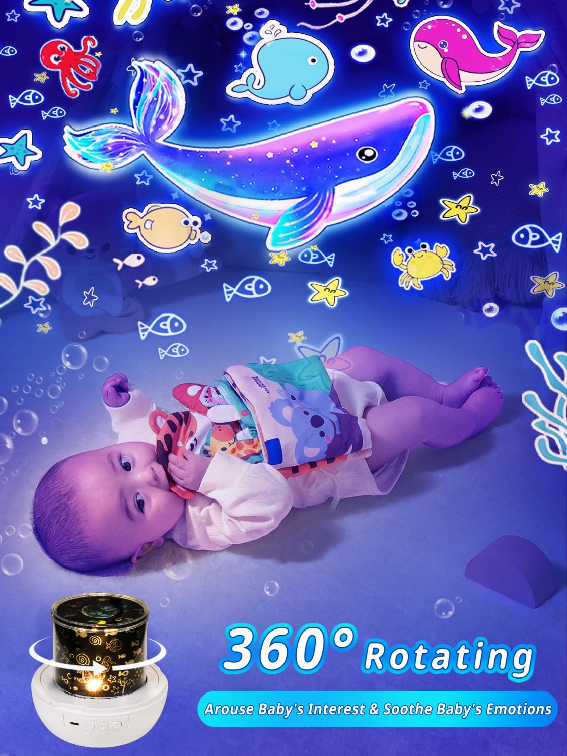 KISTRA brightness settings tailor glow for naps, reading, or playtime
