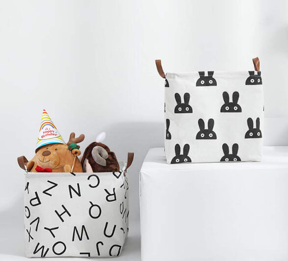 KIUATSJR nursery toy storage bin keeps playroom organized and tidy