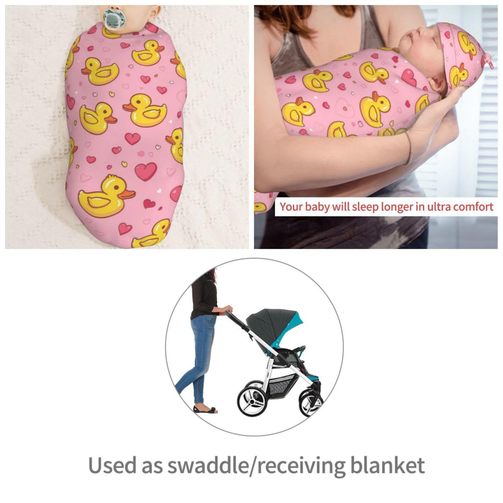 KiuLoam floral swaddle ideal as newborn photo prop.