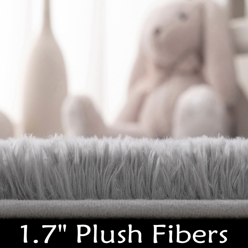 KIXINWA living room styling with fluffy comfort underfoot