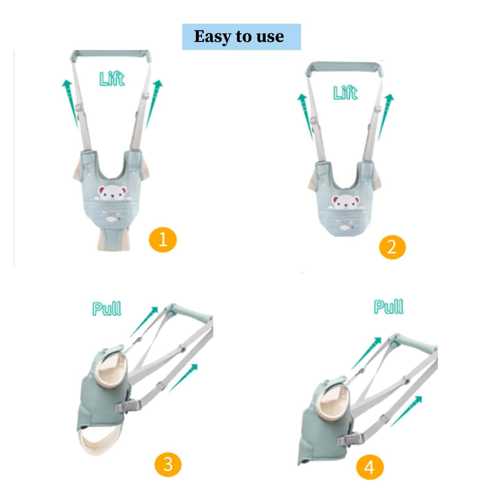 KIYUMI walking harness secure strap system enables comfortable, hands-free guidance