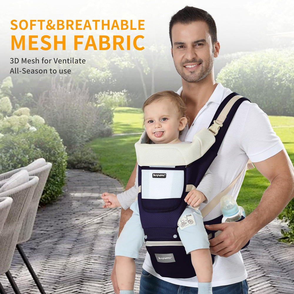 KIYUMI head support helps stabilize baby during carries