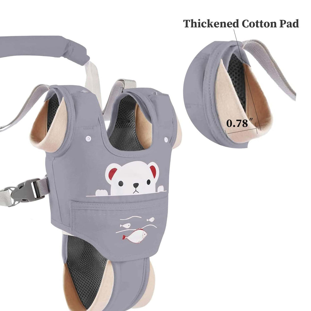 KIYUMI walker harness learning-walk-tool promotes safe, supported practice for new walkers.