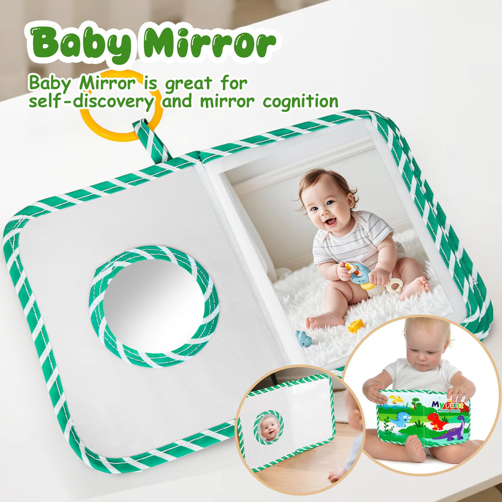 kizh baby photo album sports a cute dino design for playful memory keeping.