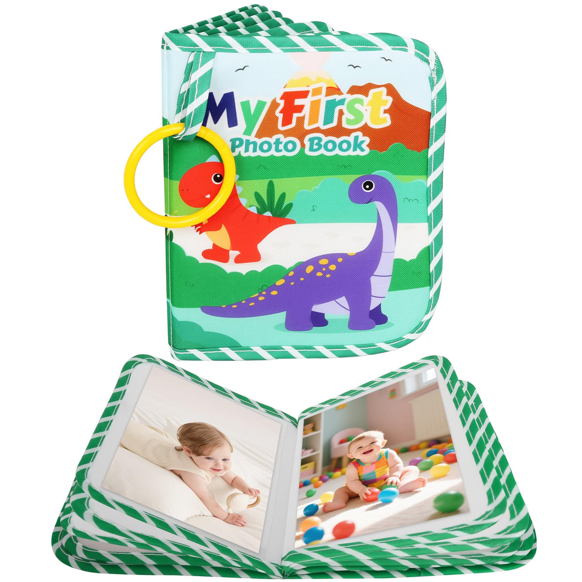 kizh baby photo album with soft fabric cover offers a gentle keepsake for newborn memories.