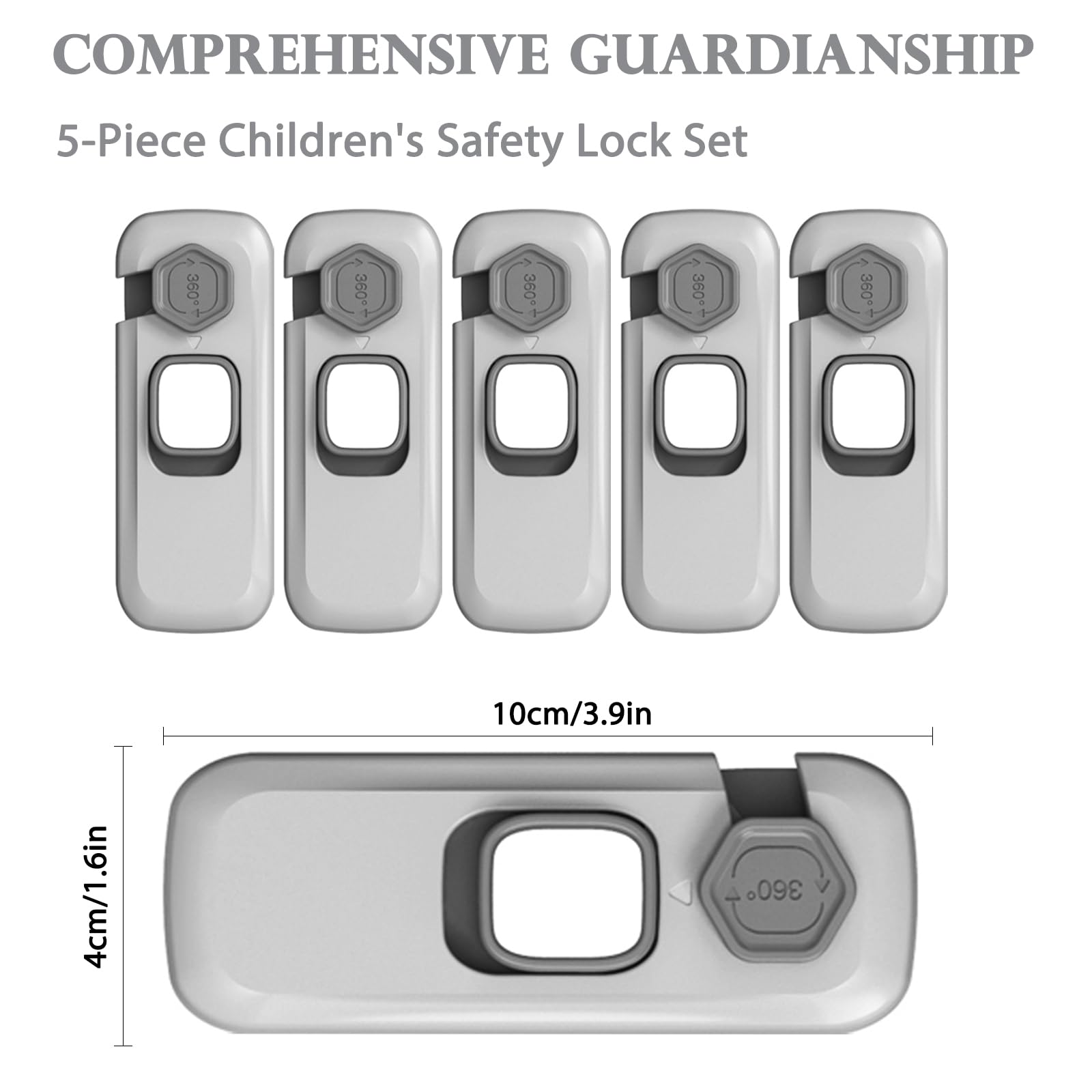 KIZZHISI lock in grey finish blending with kitchen design