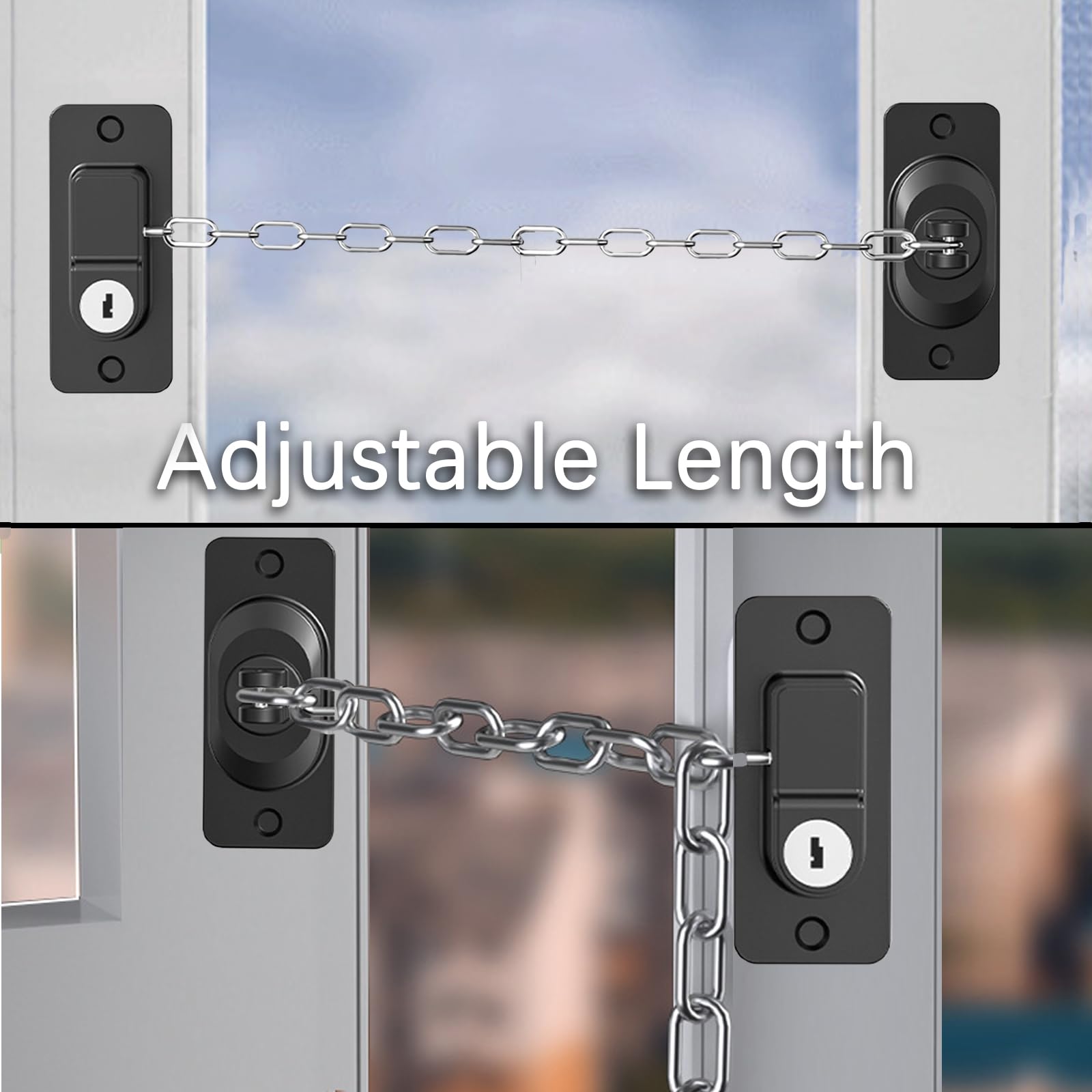 KIZZHISI durable ABS body with stainless steel chain endure daily use.