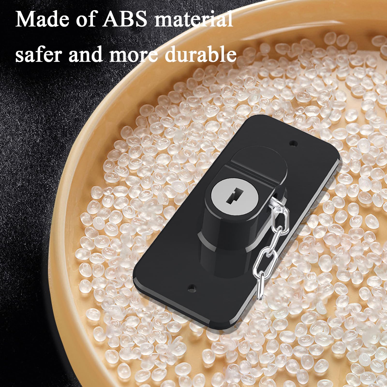 KIZZHISI no-drill install with included adhesive tape for simple setup.