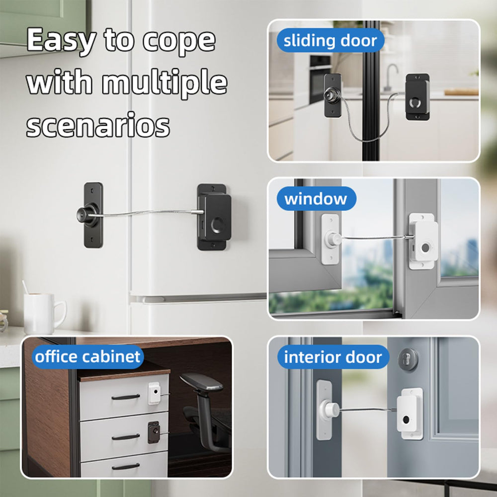 KIZZHISI fingerprint lock can be used on windows for child safety.