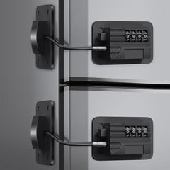KIZZHISI fridge lock 2-pack on counter demonstrates childproofing for a safer kitchen