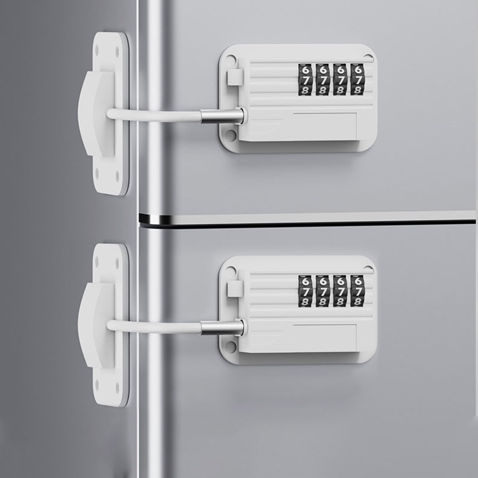 KIZZHISI fridge lock 2-pack package ready for quick installation and child safety.