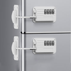 KIZZHISI fridge lock 2-pack package ready for quick installation and child safety.