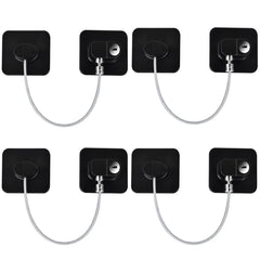 KIZZHISI fridge lock 4-pack packaged for easy home safety planning