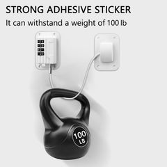 KIZZHISI fridge lock adhesive-application demonstrates non-marking surface protection.