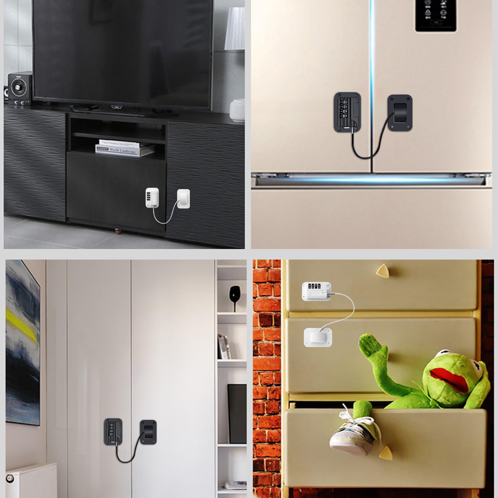 KIZZHISI cabinet-drawer-use shows versatile child safety across home spaces