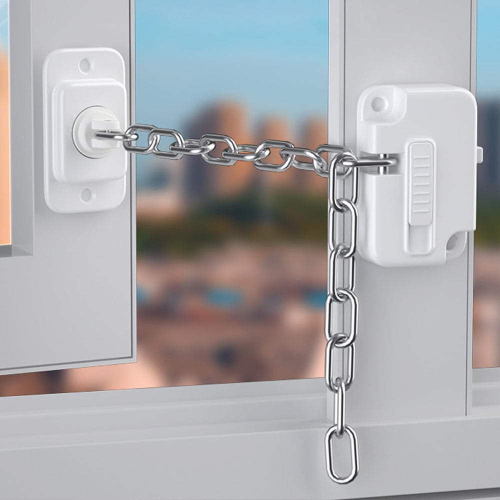 KIZZHISI heavy refrigerator lock engaged to deter curious openings.