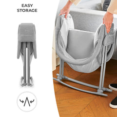 Kinderkraft LOVI mesh sides let you monitor baby with good airflow.