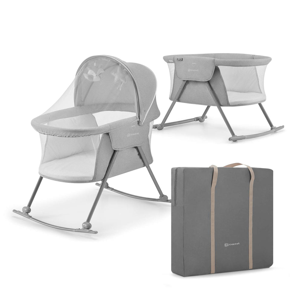 Kinderkraft LOVI portable carry bag completes effortless travel setup.